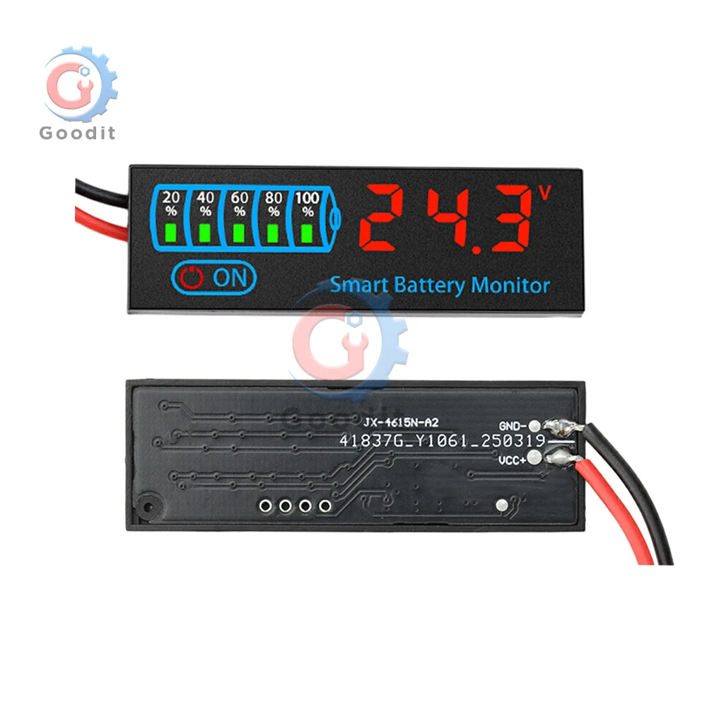 

Индикатор заряда батареи Gaqqee 7V-55V 3S-14S