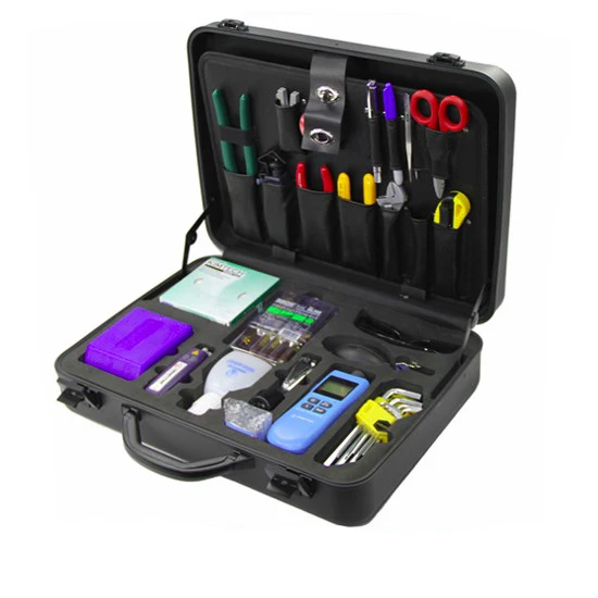 

Toolkit FTTH Fiber Optic Tool Kit/Fusion Splicing Toolkit/Herramientas de