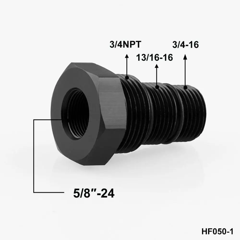 

Auto Aluminum Alloy Modified Oil Filter Adapter 1/2-28 5/8-24 Threaded Joint