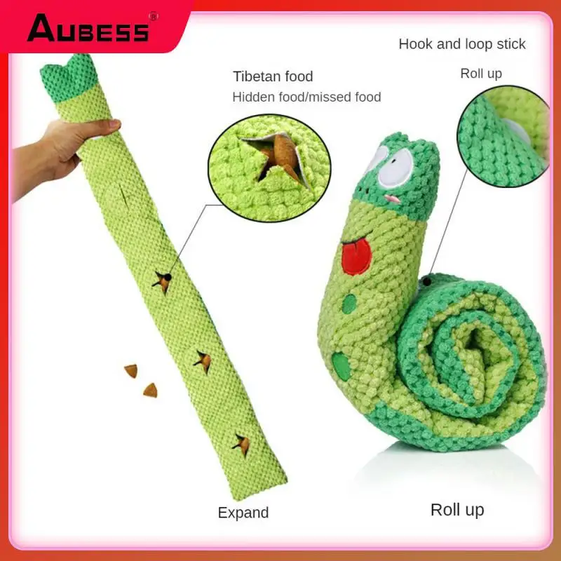 

Cotton Plush Snuffle Dog Toy Easy To Clean Safe Squeaky Dog Toys Training Foraging Molar Pet Accessories Yellow Orange 1pcs