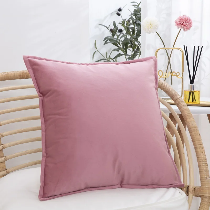 Бархатные наволочки ZHENXISHUSHIMOXI 40x40 см