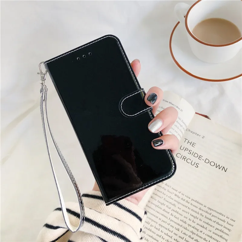 mirror flip wallet case for infinix hot 11 11s nfc 10i 10s 10t 10 9 play smart 5 6 note 11 7 lite zero x 8 pro phone case cover free global shipping