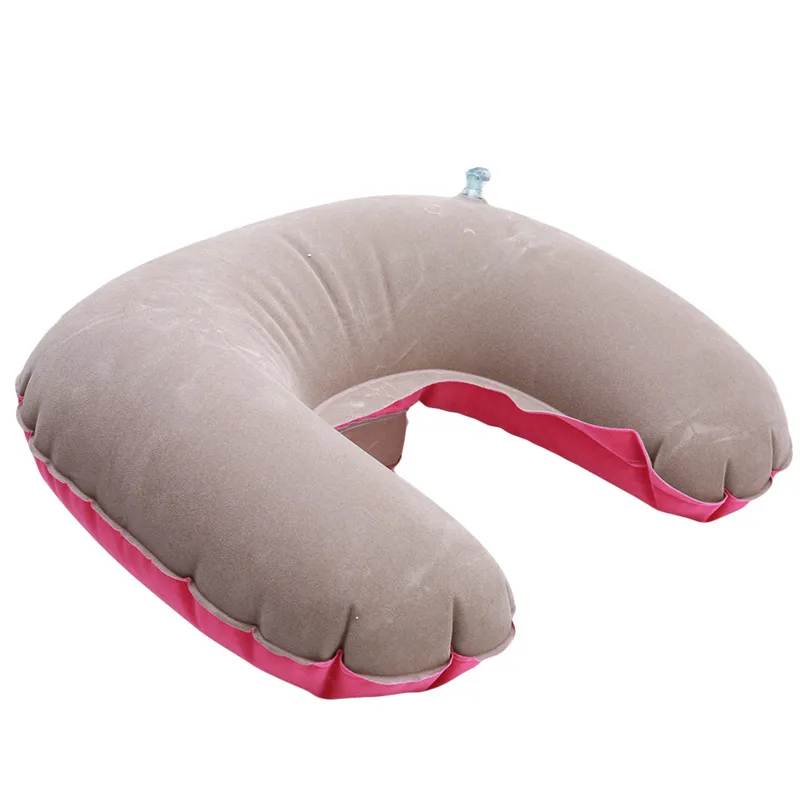 Подушки искусственная надувная U-образная подушка для шеи ПВХ складная улицы