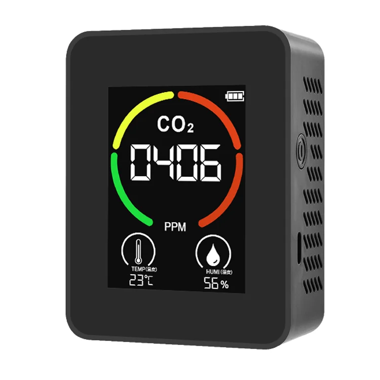 

Carbon dioxide detector CO2 detector concentration detection temperature and humidity air detector