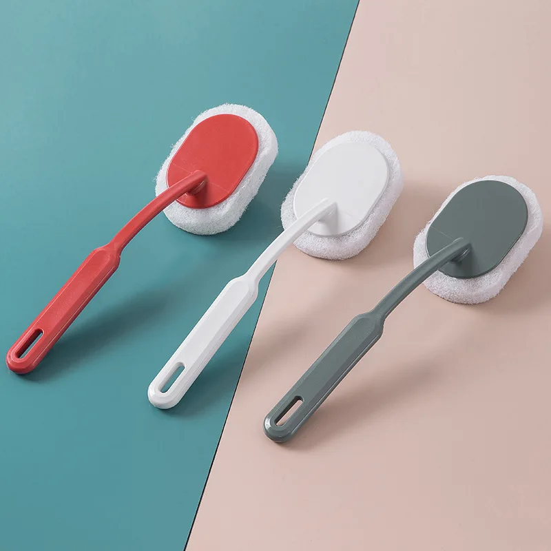 

Hot Sale Bathroom Sponge Brush Wall Cleaning Brush Bath Sponge Brush Floor Brush Sponge Scouring Pad