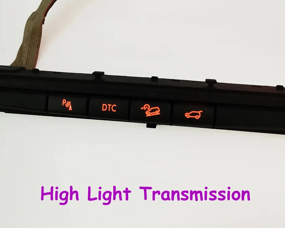 Автомобильная противоскользящая крышка кнопки DTC замена накладки для BMW X5 E70 X6 E71