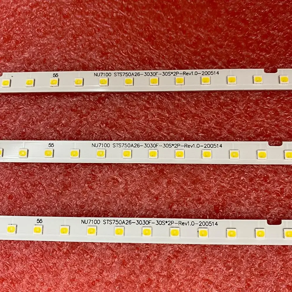 Лента светодиодной подсветки для Samsung UA75RU7100W UA75RU7170U UA75RU7700J UE75NU7100K UE75NU7100U UE75NU7102K