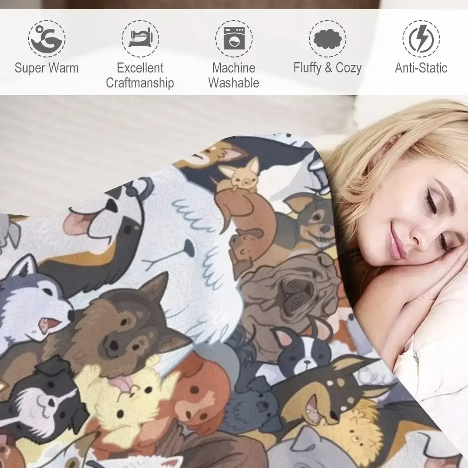 Одеяло Pupper Party тяжелое для сна роскошные одеяла и в стиле манги