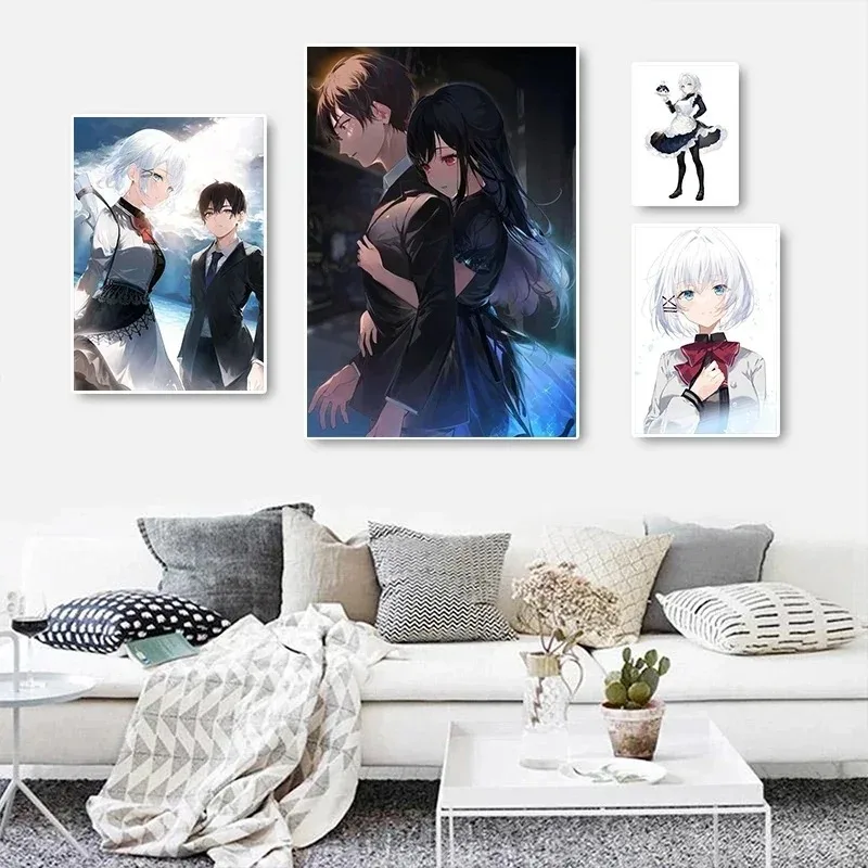 Современный стиль японского аниме Детектив смерти персонаж Тан Тяньи