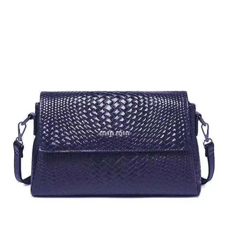 

Pure cow leather bag women's premium 2022 new summer fashion woven Shoulder Bag Messenger Bag women's bag mother's style