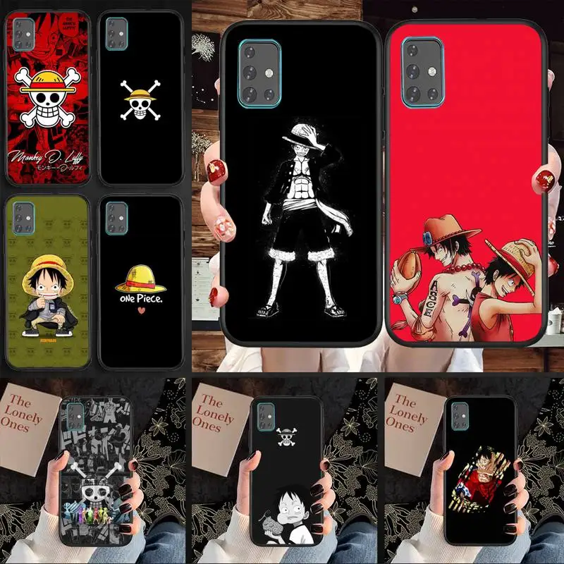 

One Pieces luffy zoro Phone Case For Samsung A71 A80 A91 A01 A02 A11 A12 A21 A31 A32 A20E Cover Coque