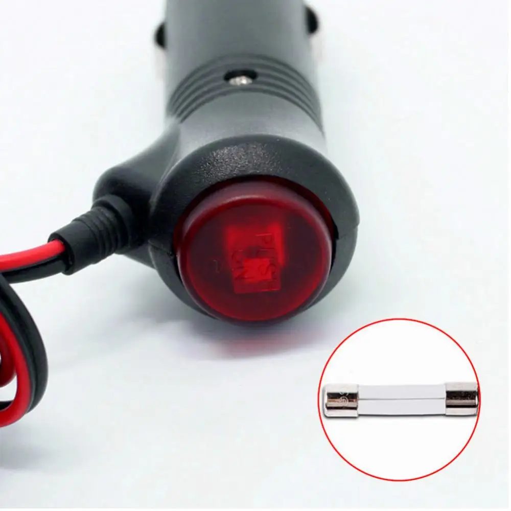 

Switch 12V-24V Auto Car Cigar Lighter Socket Plug Connector Extension Cord with Switch