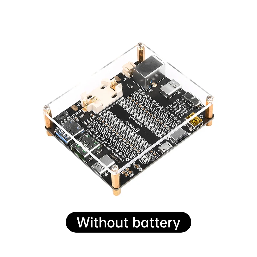 

Gaqqee Тестер USB-кабеля Type-C Micro-B Type-B