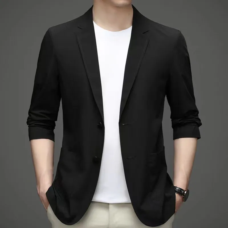 

9165-T-Men's Korean slim-fit business professional formal wear