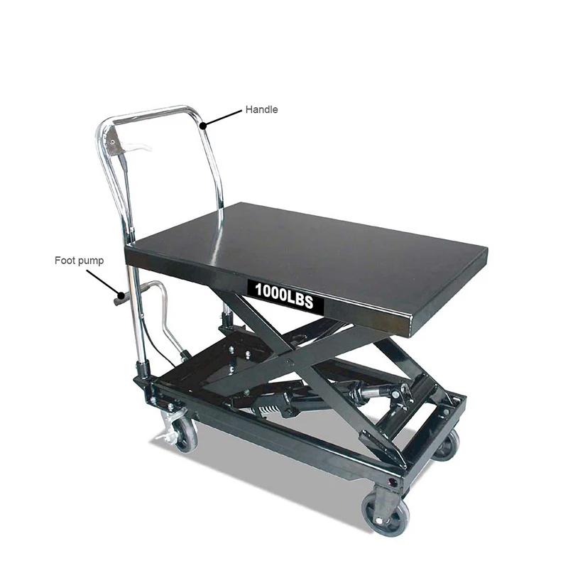 

UE-05001 Hydraulic Lift Table Cart,Scissor Lift Table Cart