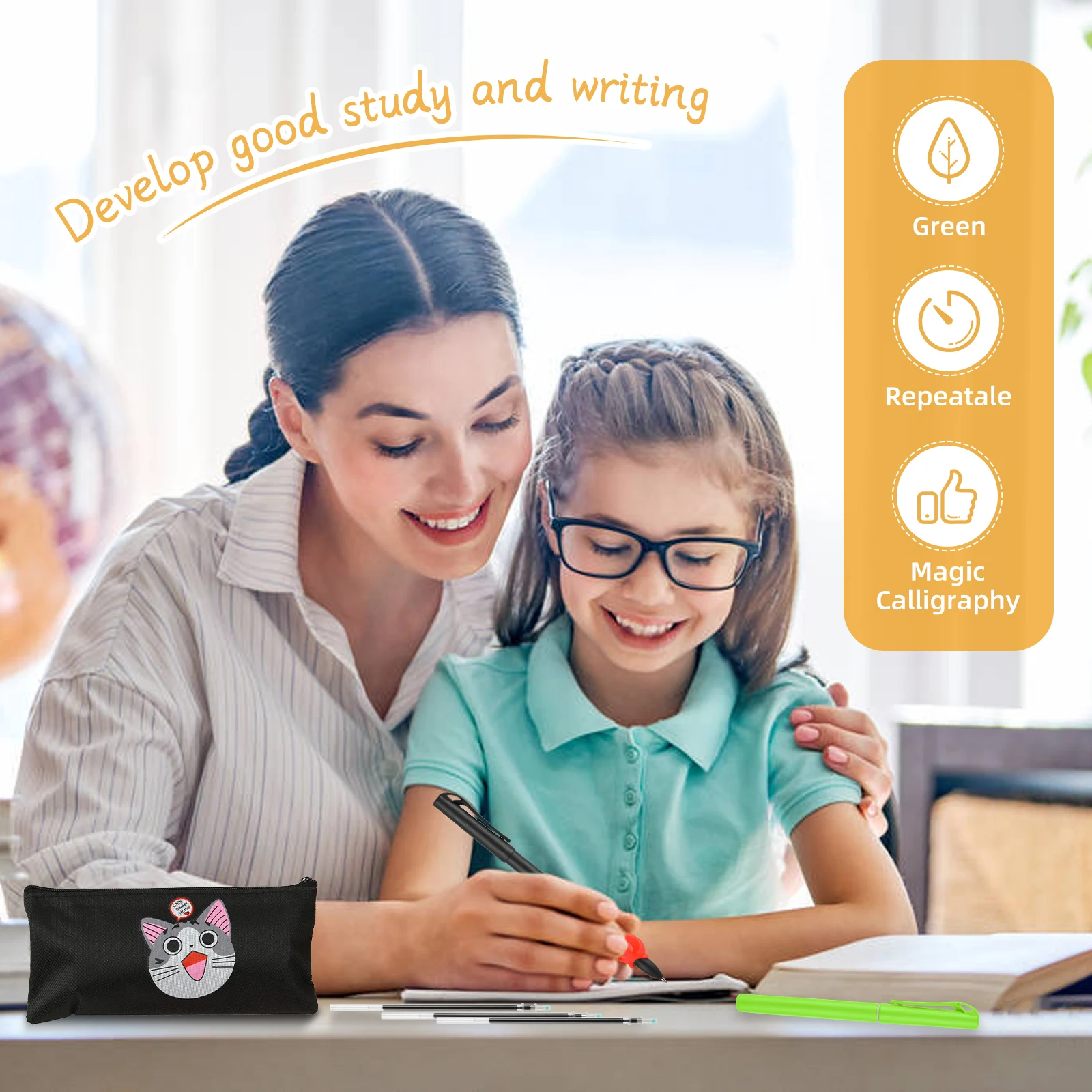 36 шт. автоматический набор для практики исчезающих чернил шариковая ручка