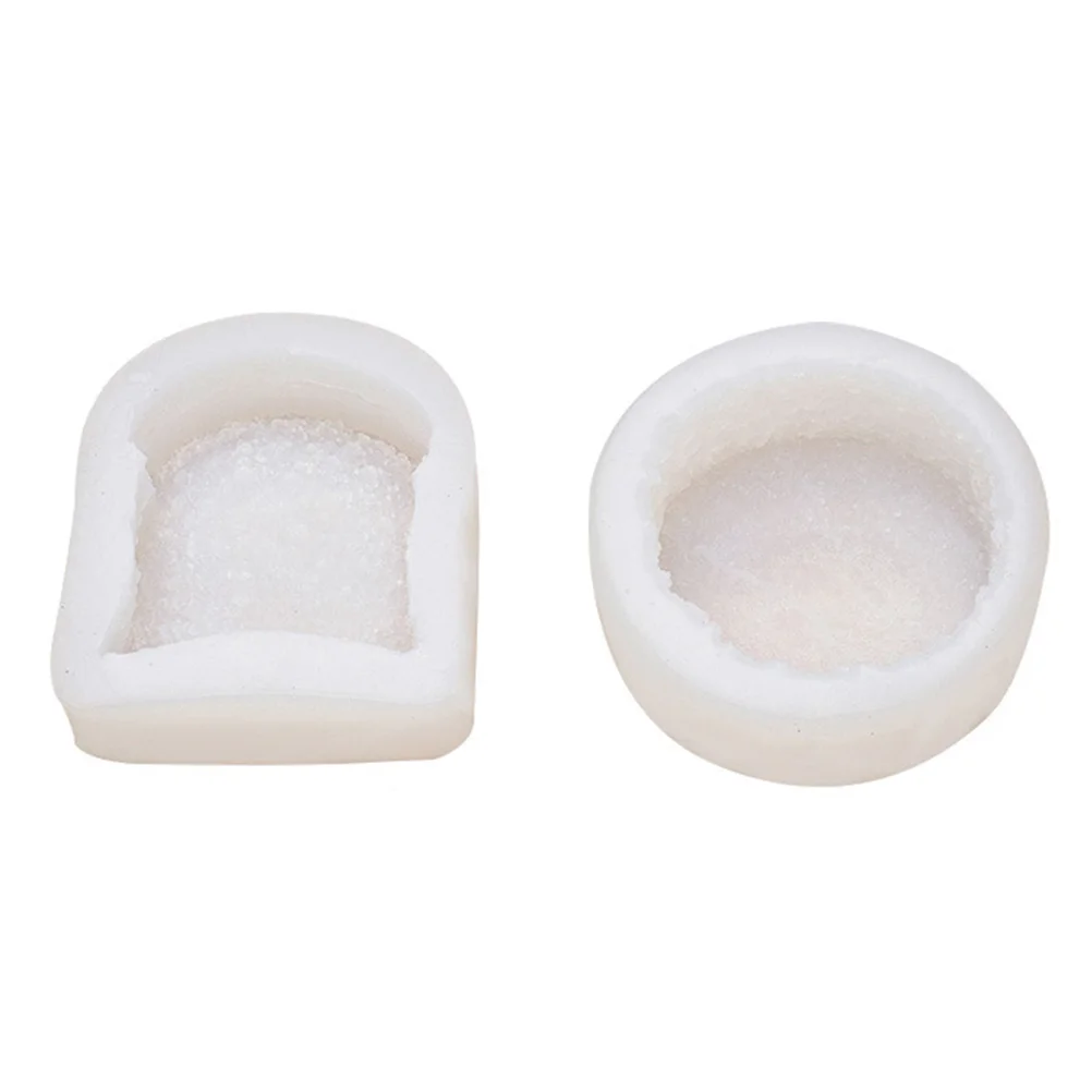 

2pcs Cerative Cupcake Silicone Molds Muffin Molds for Home Baking Supplies (White)