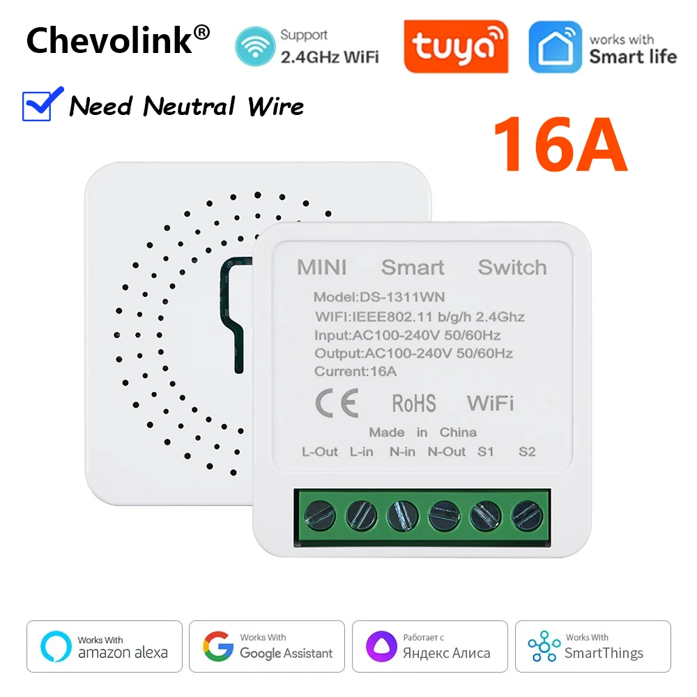 Умный выключатель сделай сам мини-переключатель с поддержкой Wi-Fi для работы Alexa