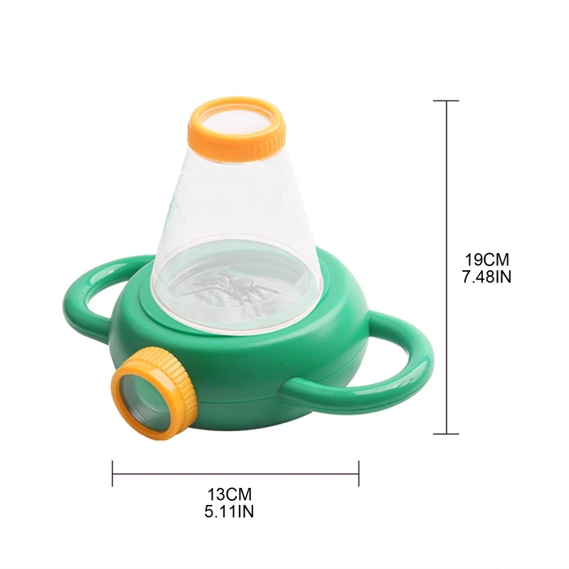 Увеличительное стекло 3X для детей лупа насекомых клетка изучения природы |