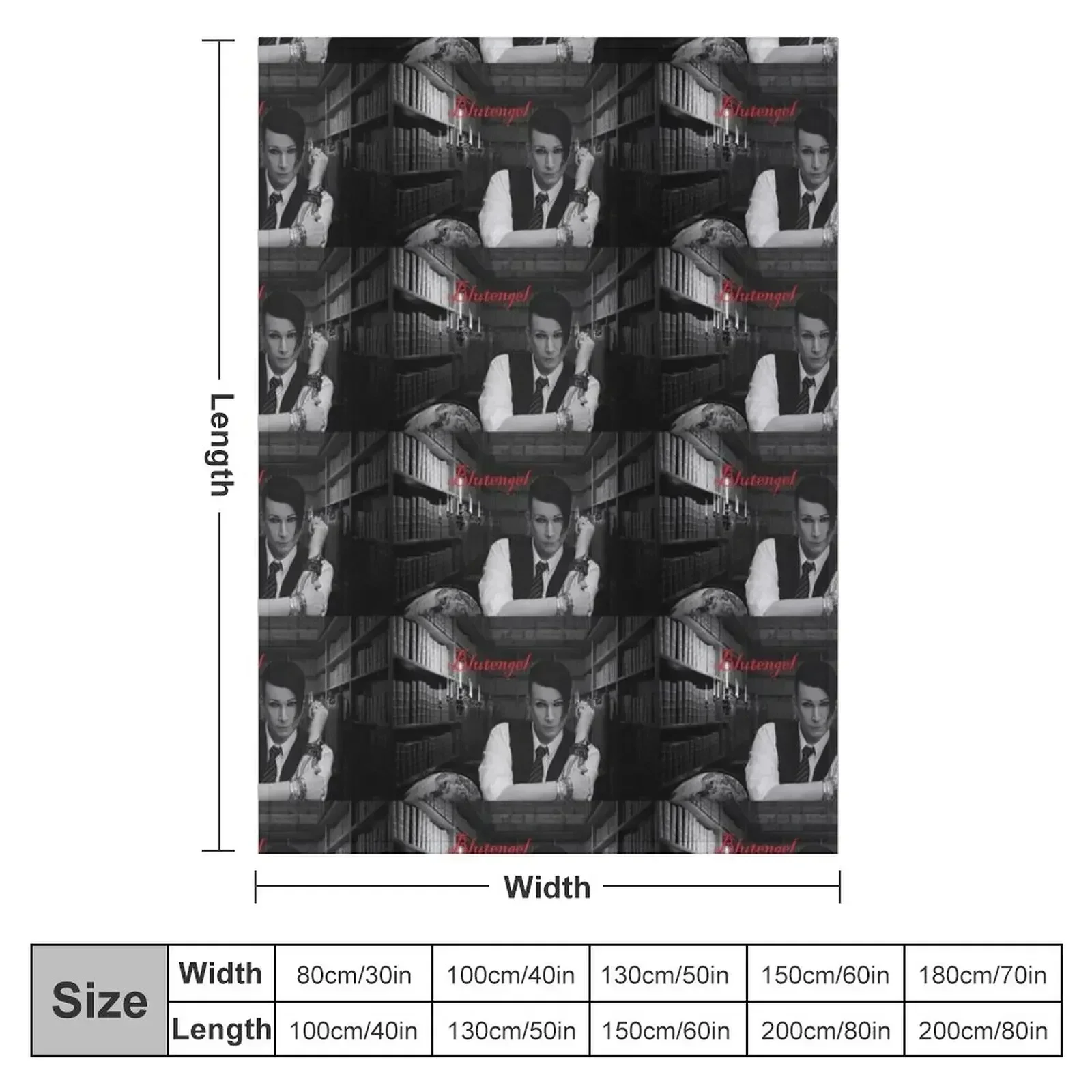 Одеяло blutengel Nap аниме большие очень пледы