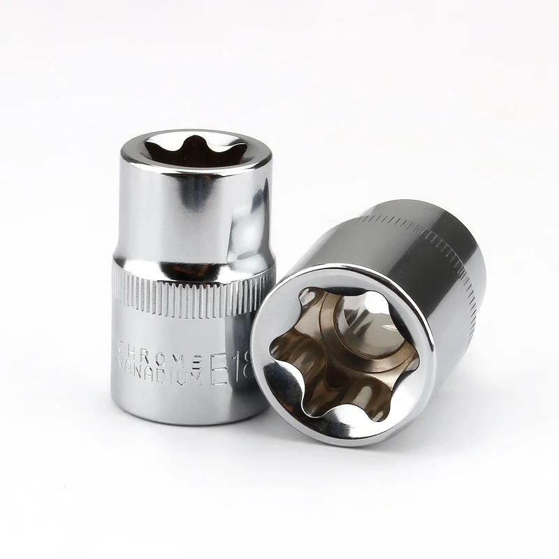 14 шт. 1/4 3/8 1/2 Тип E торцевой ключ головка динамометрический звездообразная звезда