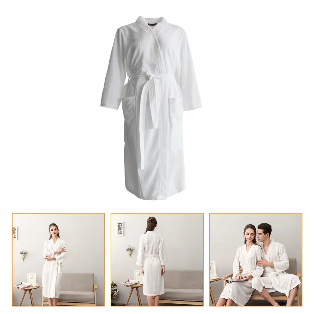 

Многофункциональная Ночная рубашка для весны и лета, банный халат для мужчин и женщин, мягкие пижамы, одежда для сна из полиэстера