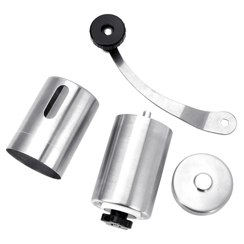 Кофемолка из нержавеющей стали миниатюрный портативный измельчитель зерен