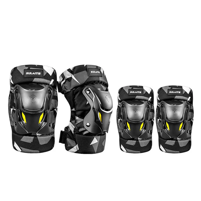 Наколенники мотоциклетные защитные комбинированные протектор для колена