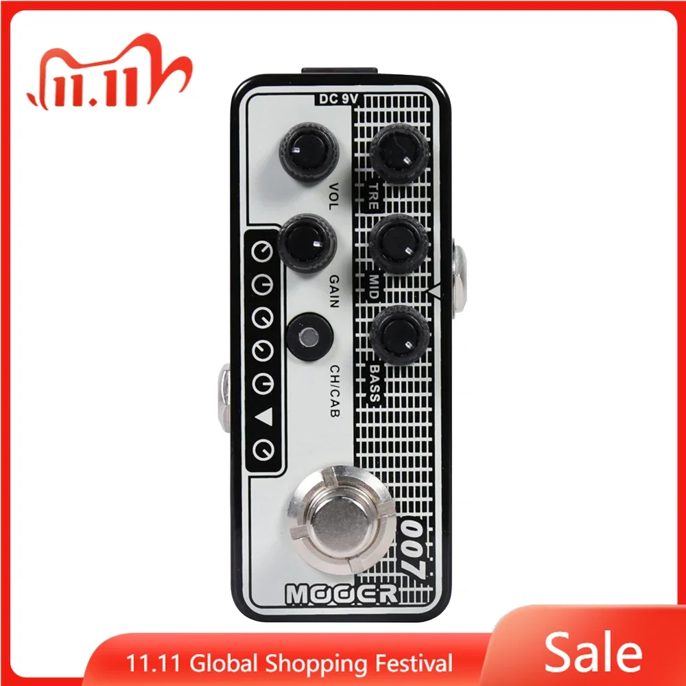 

MOOER 007 Regal Tone Digital Preamp Guitar Effect Pedal Tuning Box Effector Synthesizer Pedal Guitar Parts & Accessories