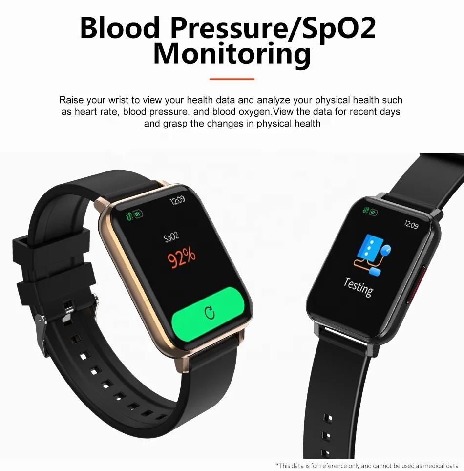 Factory Price Lady Smart Watch Full Touch Sleep Blood Press Monitoring Sport |