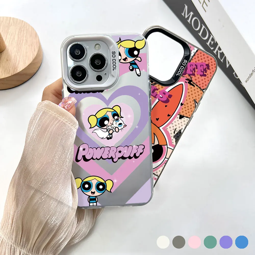 Cute Girl P-Powerpuff PHONE CASE COVER FOR OPPO A16 A17 K A54 A53 A37 A36 A35 A31 A18 A15 A9 A8 A7 A5 S 5G