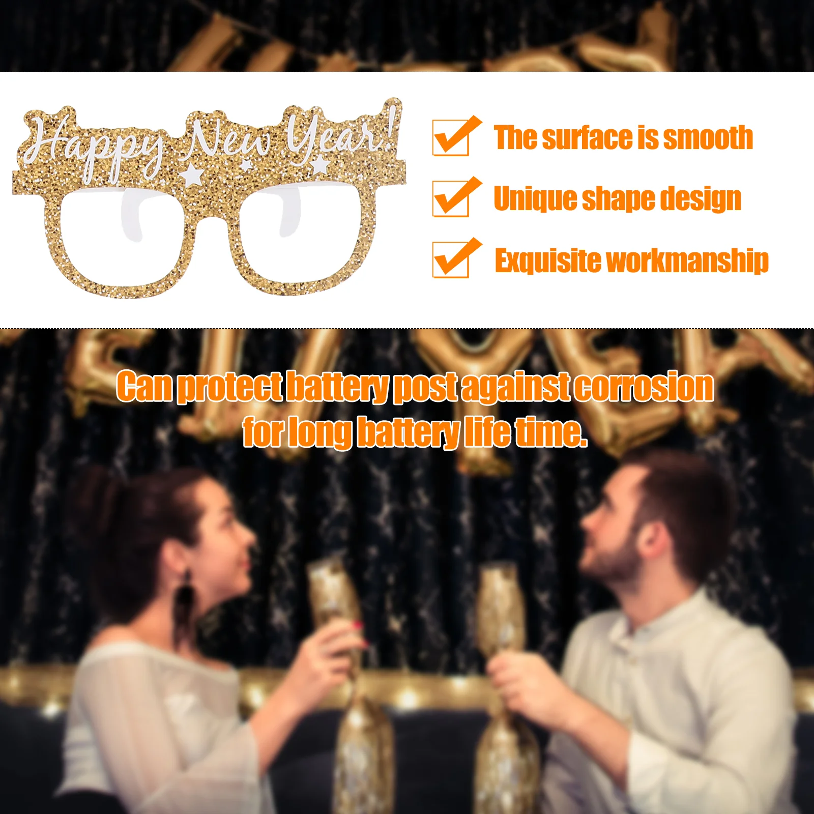 

Year New Props Glasses Selfie Photo The Funny Favors Party Lunarhappy Chinese Eve Years Frame