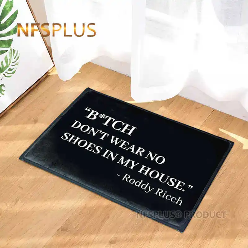 Индивидуальный Коврик для пола коврик фланелевый ткань B * TCH не носите обувь в