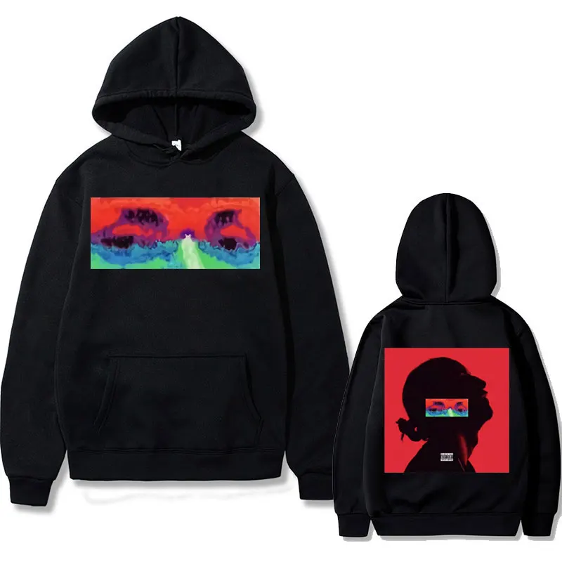 

Lomepal Concert Rap Hip Hop Music Double Sided Album Print Hoodie Men Women Fashion Hoodies Man Casual Loose Sweatshirt