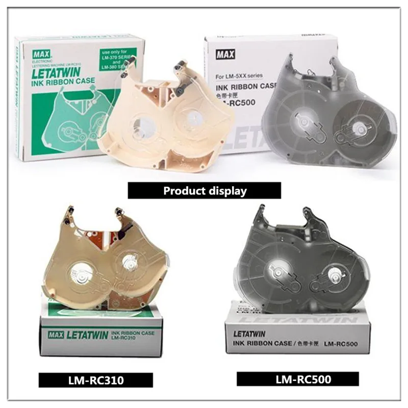 

free shipping ink ribbon cassette lm-rc310 lm-rc500 for max wire marker tube printer cable ID printer lm-390a/pc,lm-380e,lm-550a