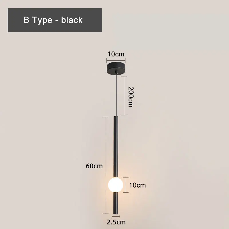 

Подвесной светильник Ynhaw, белый/черный, LED, 10Вт