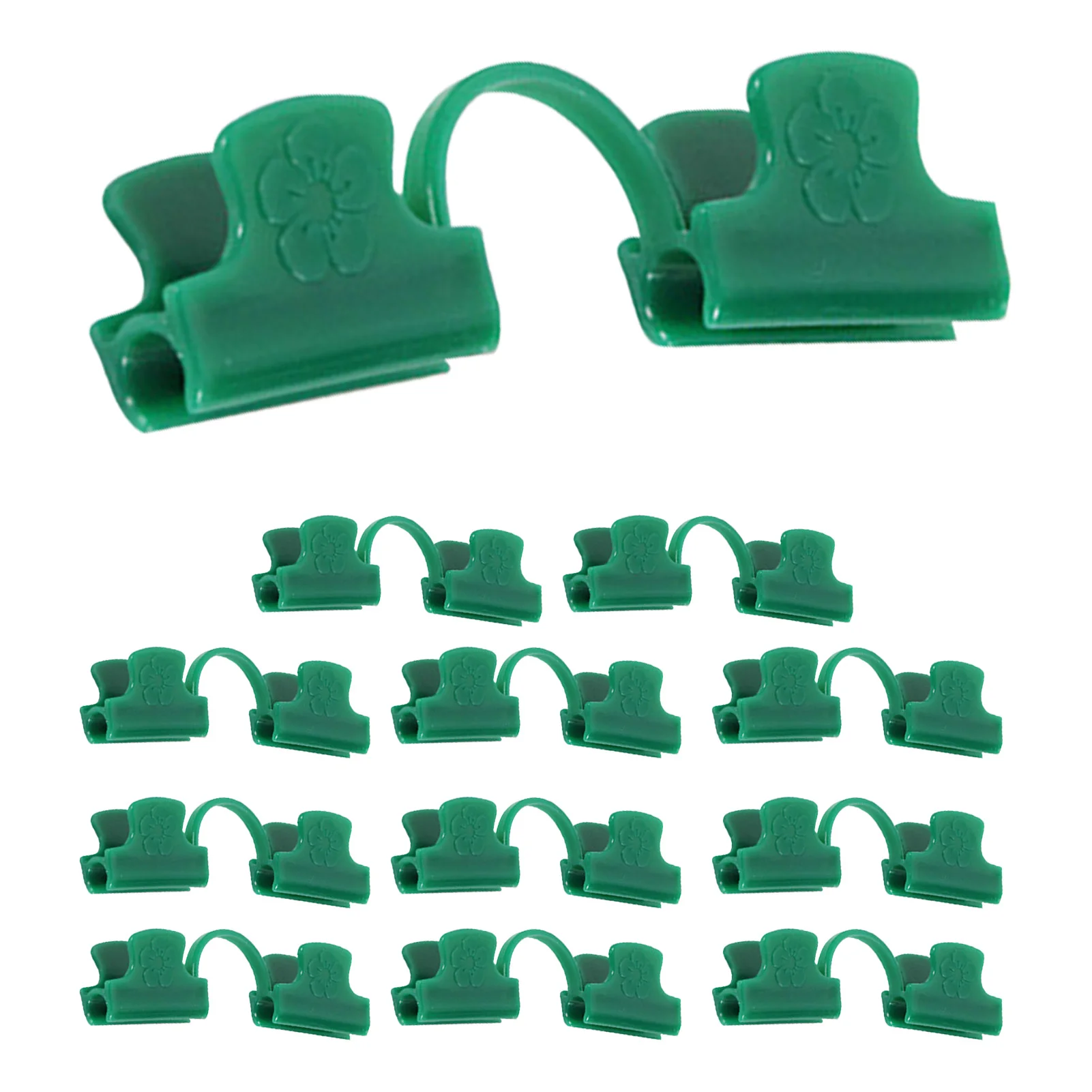 

8/11/16 Mm Garden Greenhouse Film Clamps Shed Row Cover Netting Tunnel Hoop Clips For Outer Diameter Plant Stakes