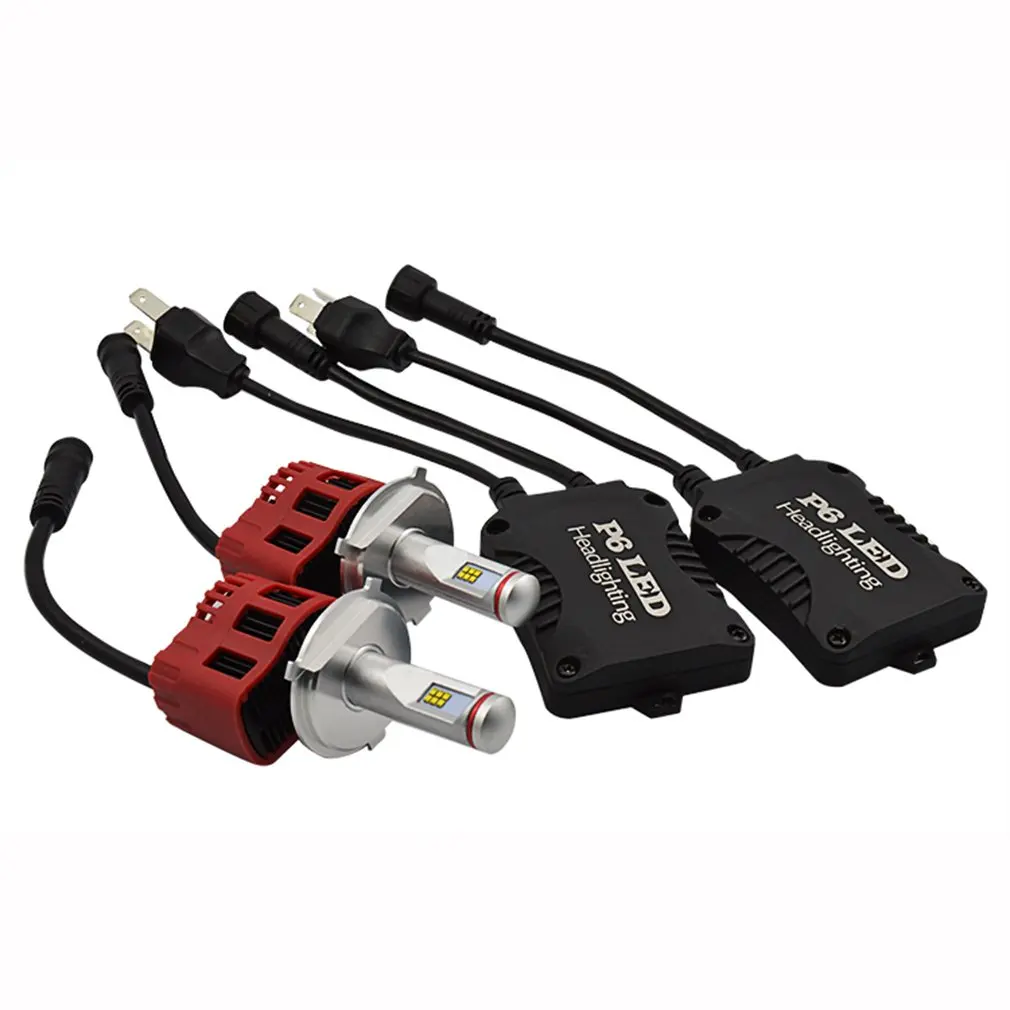 

New 2PCS 45W 4500LM H4 Light Durable Car LED Bulb Automobile Front Headlight High Low Beam Lamp Portable Vehicle Parts