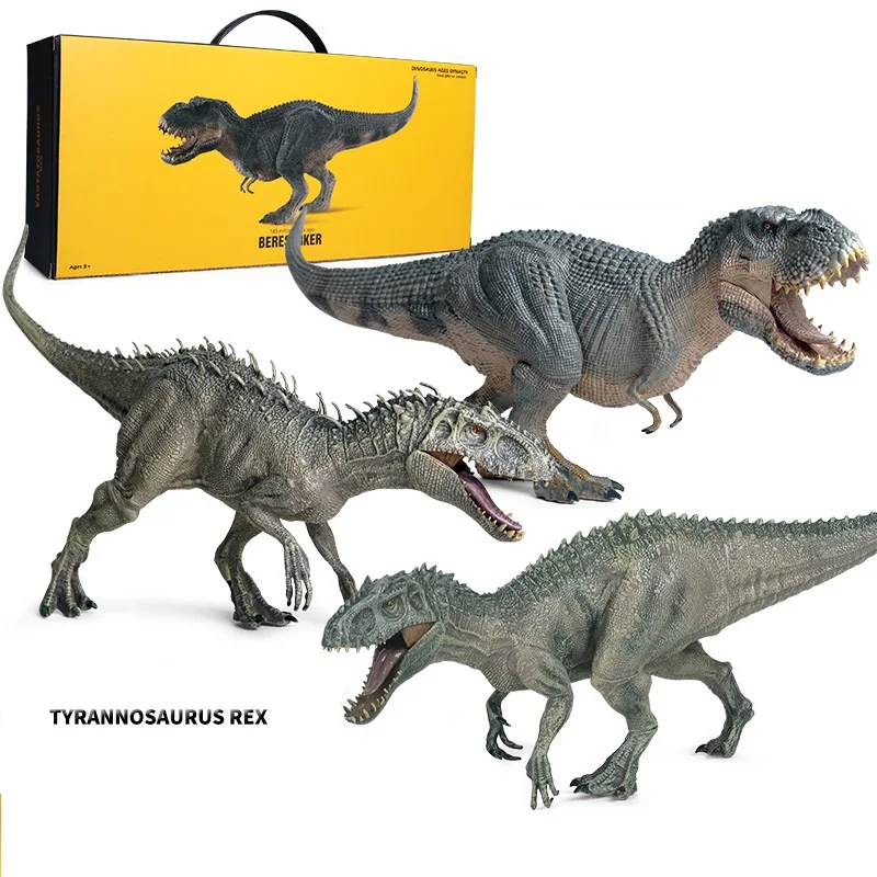 

Gift Box Dinosaur Model Jurassic World Large Tyrannosaurus Rex Simulation Action Figures Model Collectibles Children's Toys Gift
