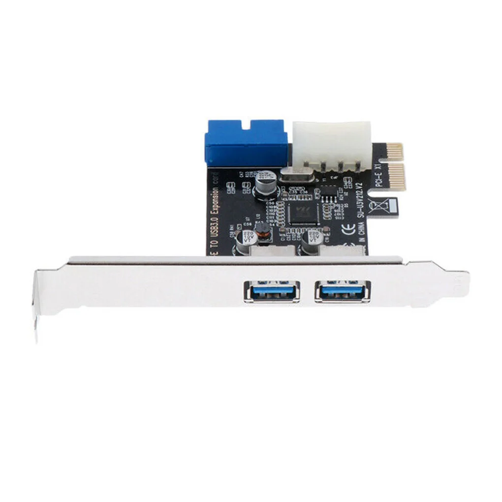 

USB 3.0 PCI-E Expansion Card Adapter 2 Port USB3.0 Hub Internal 19pin 19 pin Header USB 3 to PCIE PCI Express Adapter Card