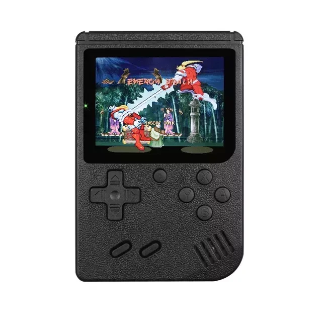 New in Portable Mini Handheld Video Game Console 8-Bit 3.0 Inch Color LCD Kids Color Game Player Built-in 400 games smart watch