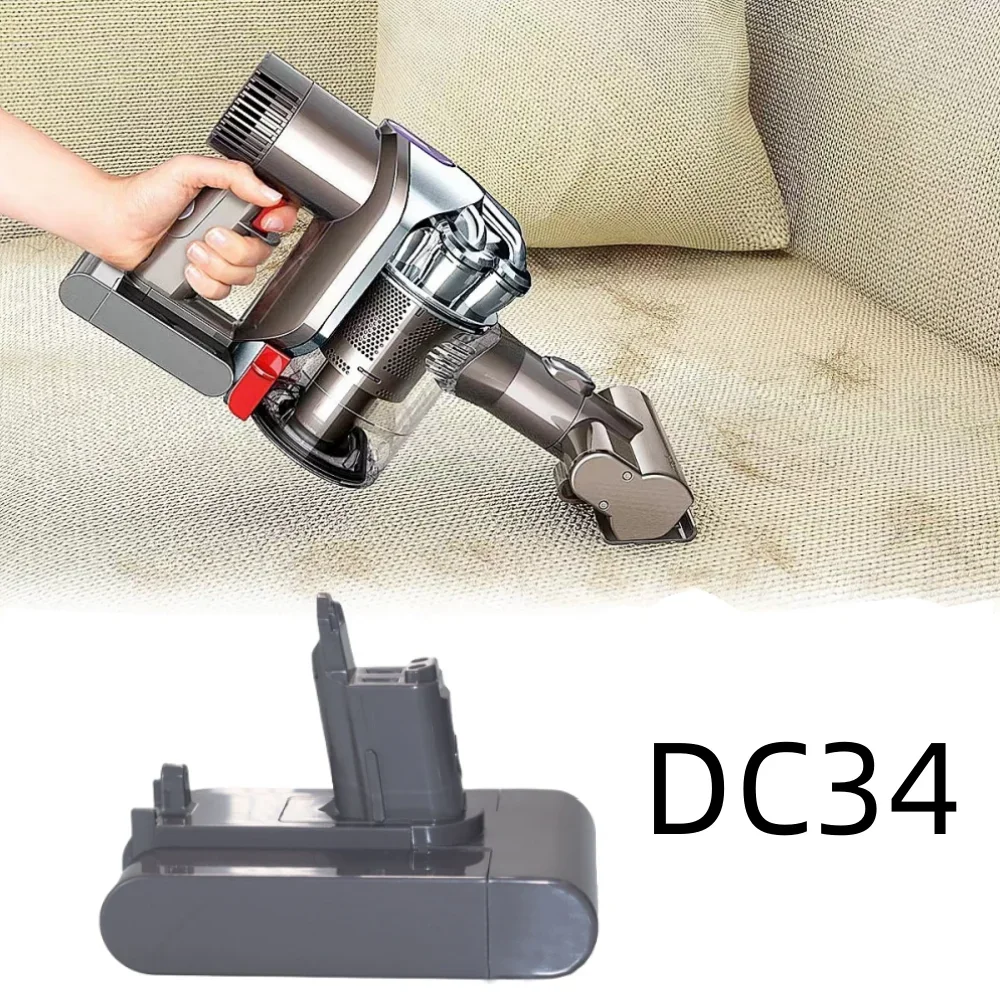 Для пылесоса Dyson DC31 DC34 DC35 DC44 DC45 DC46 DC55 DC56 D57 9800 мАч (тип B) литиевая аккумуляторная