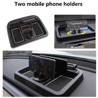 car dashboard organizer box phone number plate holder storage bag for tesla model 3 y central control dash tray auto accessories