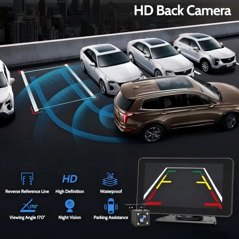 7-дюймовый беспроводной экран Carplay с поддержкой автомобильного Android Auto BT Airplay для