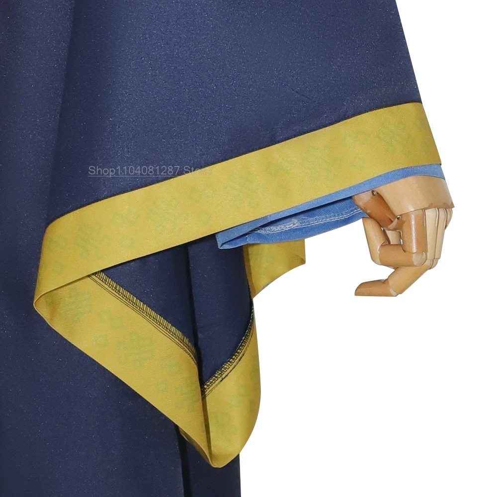 Аниме The Apothecary Diaries Jinshi Косплей Костюм Парик Синий халат Униформа Головные уборы