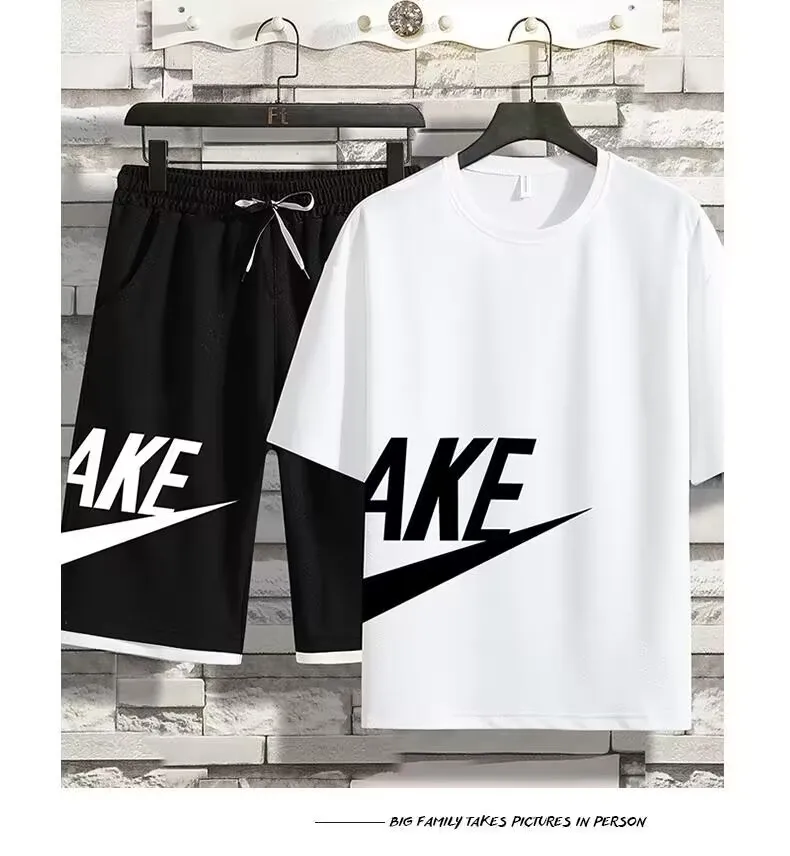 

2023 Summer men's sports printed clothing fashion sweatshirt luxury brand T-shirt suit shorts Top sports clothing casual wear me