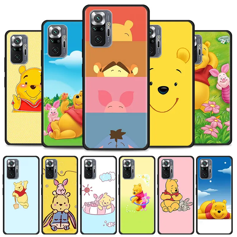 

the Winnie the pooh Tigger Protective Case For Xiaomi Redmi note 9S 9 4G 9T 7 K40 6 Pro Silicone Soft Bags Cover Coque Funda