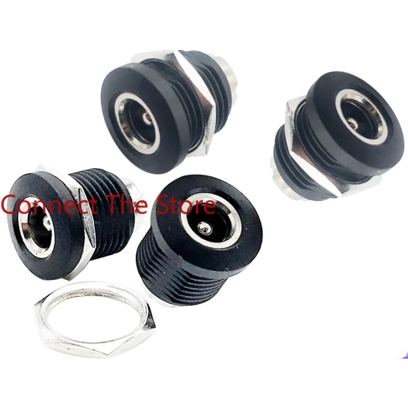 

10PCS Offer DC022D Power Socket 5.5X2.1 High Current DC With Threaded