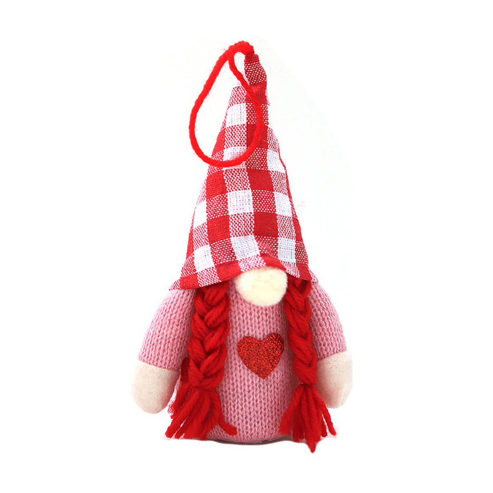 

Lighting Christmas Ornament Knitted Gnome Doll Faceless Elf Night Light Seasonal Dwarf Home Decor Gift For Kids