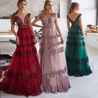 colorful civil evening dresses cap sleeves for women arabic prom gowns dubai formal special abendkleider custom made